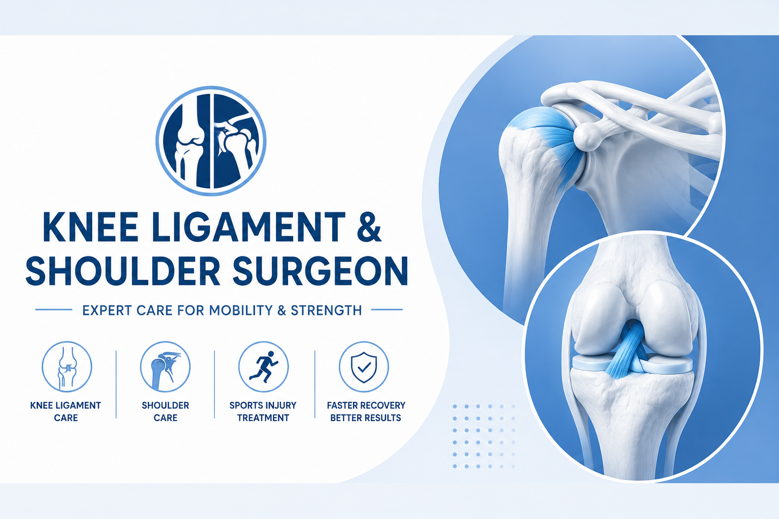 Best Knee Ligament and Shoulder Surgeon in Gwalior